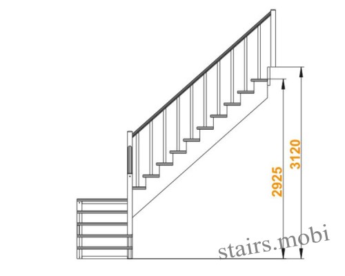 К-002М/2 вид2 чертеж stairs.mobi