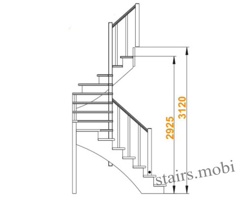К-003М/3 вид4 чертеж stairs.mobi