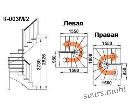 К-003М/2 вид5 чертеж stairs.mobi