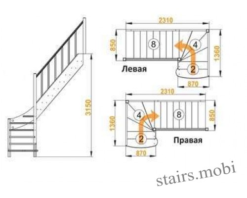 ЛС-07М/5 вид5 чертеж stairs.mobi