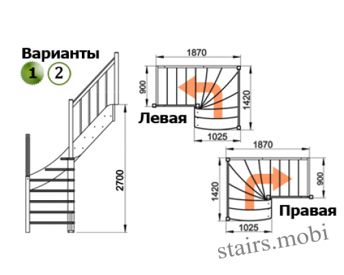ЛС-09М/1 вид9 чертеж stairs.mobi