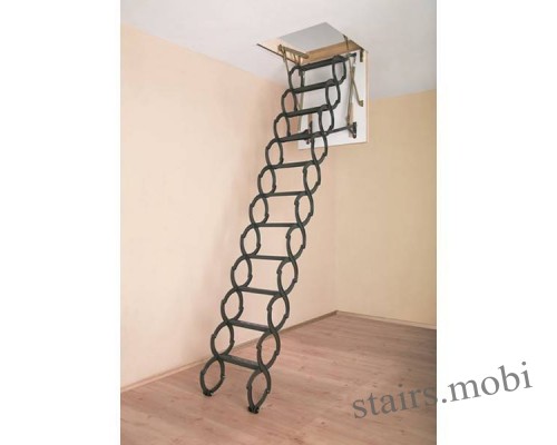 Лестница ножничная термоизоляционная LSТ70*120/280